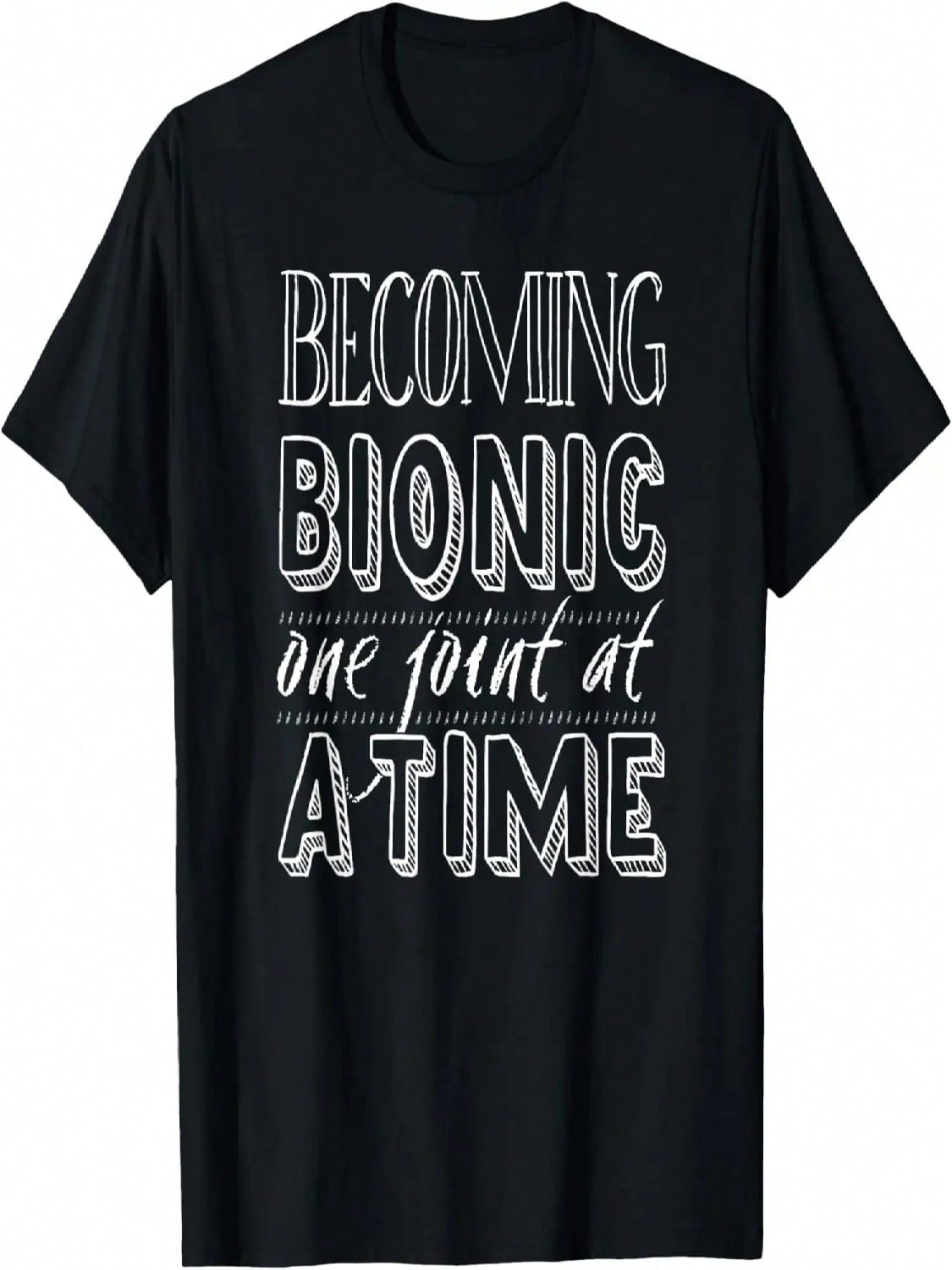 Becoming Bionic - Knee Or Hip Joint Surgery Fun T-Shirt S разноцветный