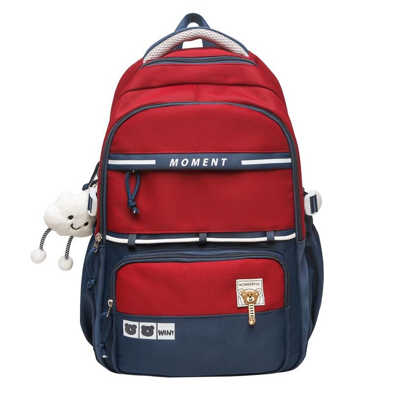 Grundschul-Schulranzen Studenten-Rucksack Große Kapazität Farbkontrast-Rucksack