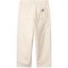 Carhartt WIP Midland Double Knee Pant Loose Straight Fit Square Label Zipper Fly Jeans Unisex pants Off-White I033887-05-02