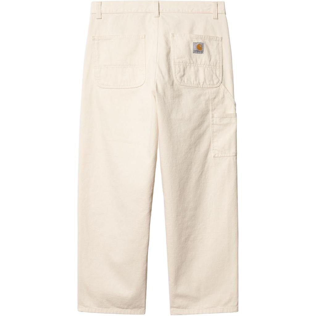 Carhartt WIP Midland Double Knee Pant Loose Straight Fit Square Label Zipper Fly Jeans Unisex pants Off-White I033887-05-02