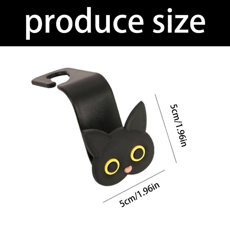 Car Seats Headrest Hook, Auto Seats Hook Hangers Storage Organizers Interior Accessories for Purse Coat Umbrellas