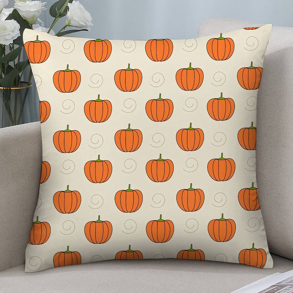 

Милый Хэллоуин страшная тыква Наволочка Короткий плюш Двусторонняя печать Квадратные наволочки для диванных подушек Домашний декор подушек 12x12Inch