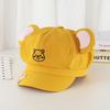 New cute cat ears and Bere octagonal hat children's cartoon versatile wide brim face newsboy hat