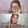 8 Stück/Set Augenbrauenformvorlage Helfer Augenbrauen Schablonen Set Pflegekarte Augenbrauen Definieren Make-up Werkzeuge Maske