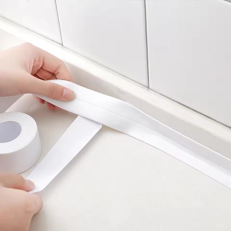 Waterproof Self-adhesive Sealing Tape (PVC) – Ideal for Bathroom Shower, Kitchen Sink & Toilet Corner