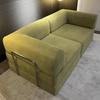 Teddy Fabric Sofa Bed: Vacuum Compression, Double-Use, Washable, Living Room Module for Sleeping & Lounging