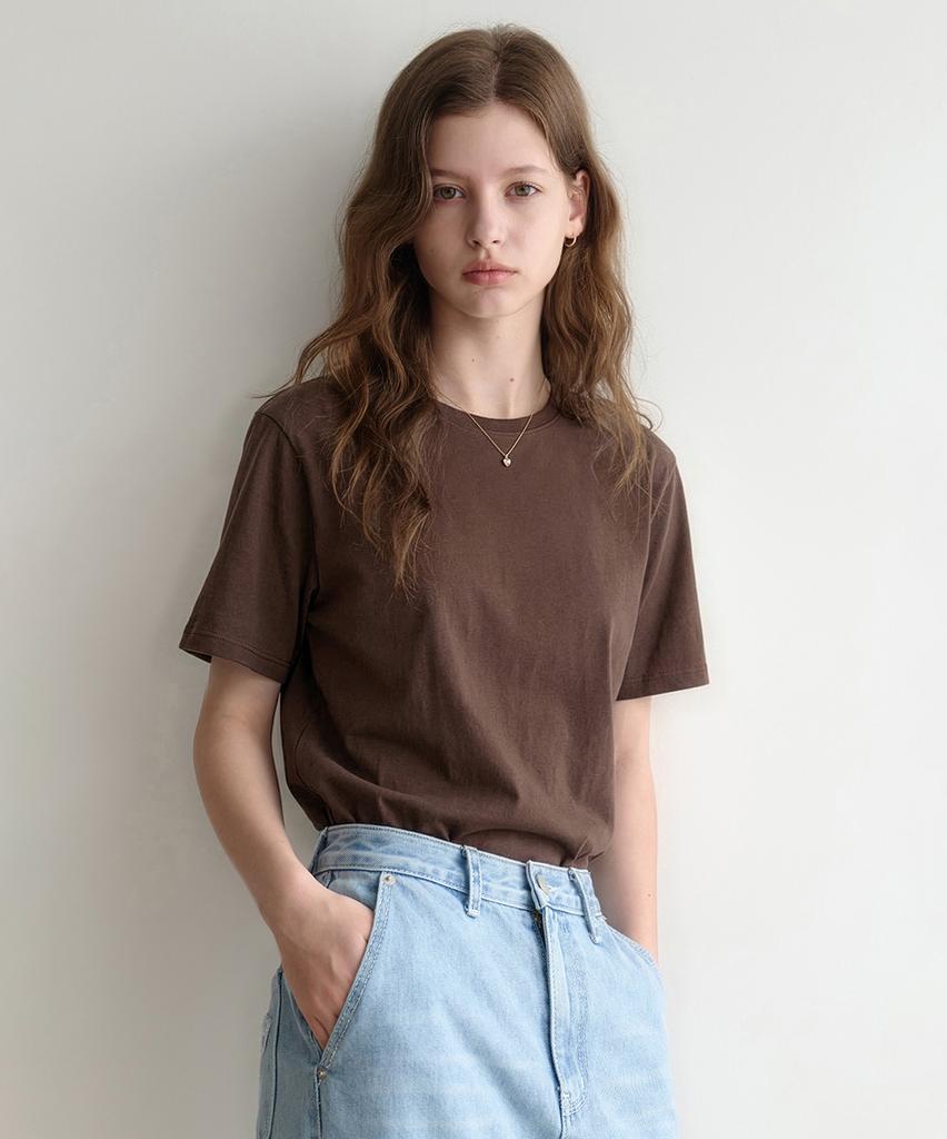 LENAV Esu Round T-Shirts (Brown)