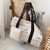 Large Capacity Tooling Canvas Shoulder Bag Men and Girls Hip-hop Bag Handbag Women