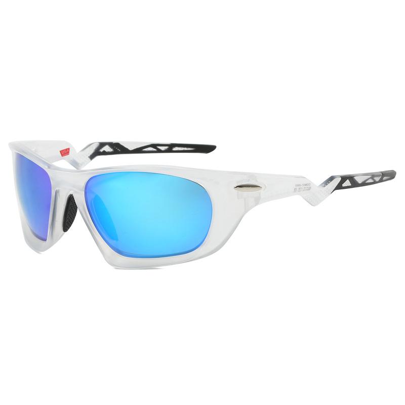 New polarized sun protection nylon polarized sunglasses, fashionable and trendy retro outdoor cycling sports glasses9431