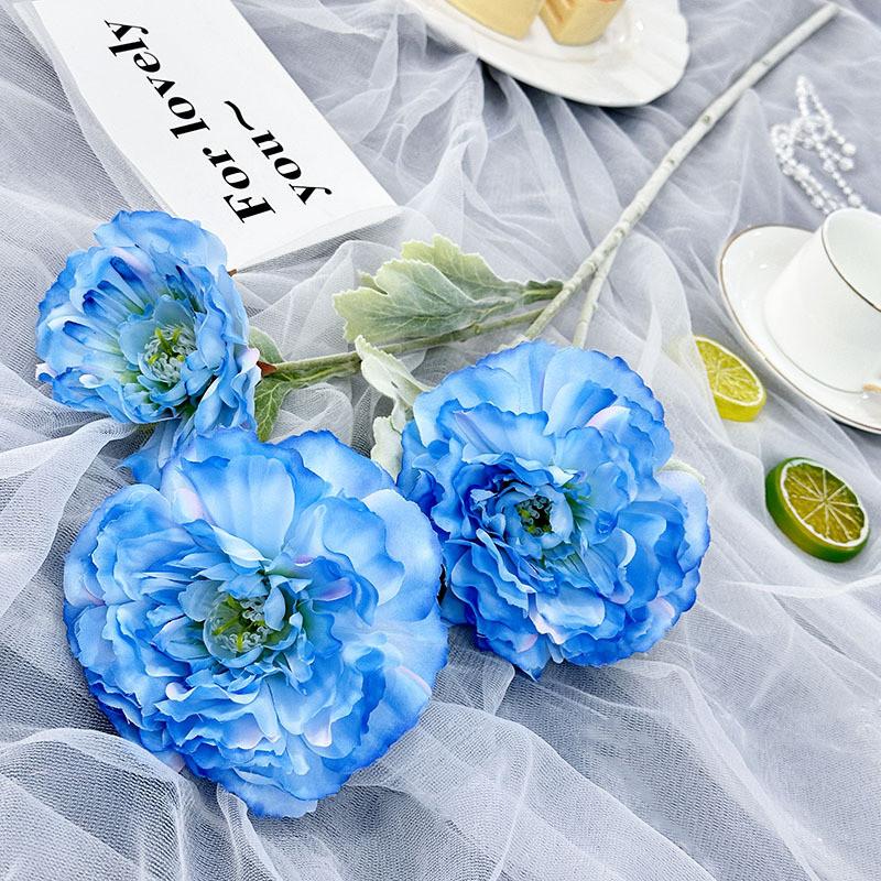 Peony Flower Artificial Wedding Hotel Restaurant Decoration Photography Props
