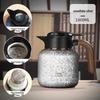 Huaxiang Smart Titanium Tea Pot with Temperature Display - Large Capacity, Insulated for Stewing and Brewing Tea.
