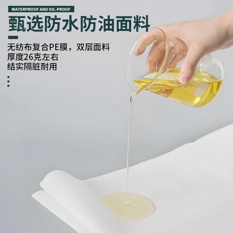 White SMS Non-woven Bed Sheets Waterproof Oil Resistant Massage Bedsheet Blue Disposable Beauty Salon with Perforated Bed Cover