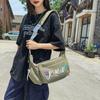 Japanese Ins Wind Messenger Bag Women's Fashion Letter Dumpling Bag Casual Large Capacity Boys Satchel Versatile Shoulder Bag