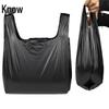 Zhifeng Office Black Thickened Handled Trash Bags