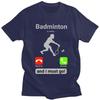 T-shirt da Badminton per Uomo Cotone Puro Magliette Regalo San Valentino T-shirt Manica Corta T-shirt alla Moda Abbigliamento