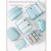 8Pcs Foldable Travel Organizer Set Large Capacity Luggage Storage Bags Portable Wardrobe  Underwear