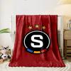 Logo with S and Three Stars Design print blanket soft and cozy perfect for the living room bed sofa or a nap,gift