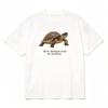 Maglietta Tartaruga Slow Motion - T-Shirt Casual Retrò con Grafica Vintage per Uomo e Donna T-shirt Bianca