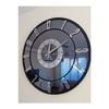 Real Mirror Wall Clock 50 Cm Trend Modern Living Room Smoked V2