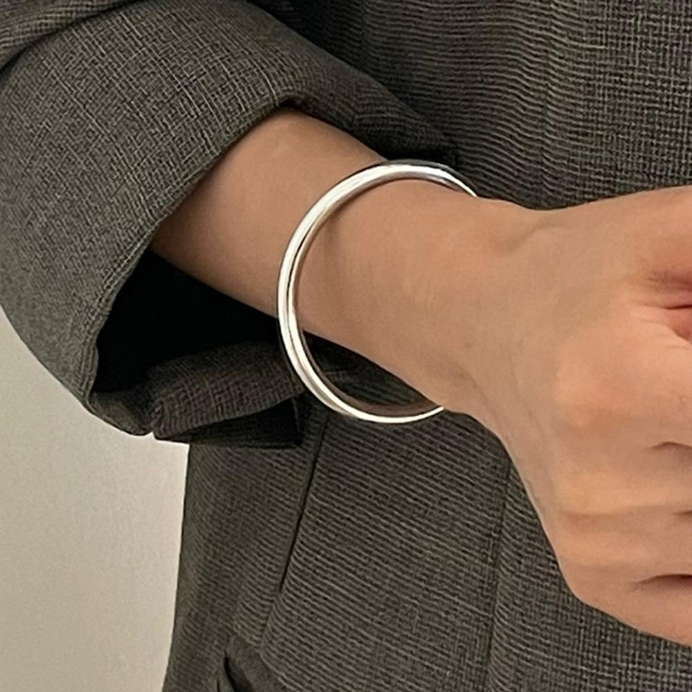 Retrofinger Silver925 Hollow Bangle #Sb360