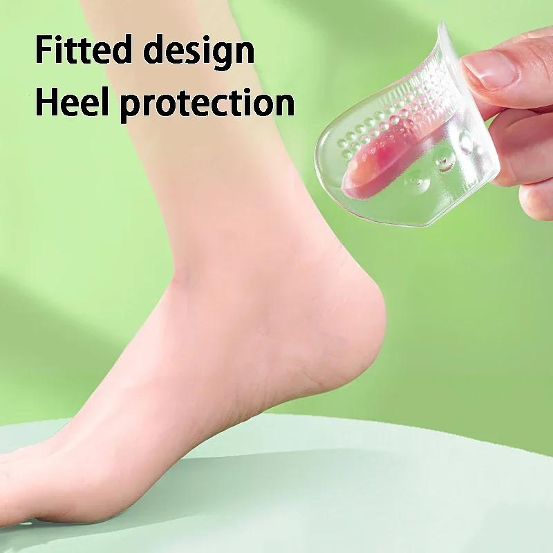 2Pcs/4Pcs Silicone Gel Shoe Insole for Women High Heels Liner Grips Protector Sticker Anti-Wear Pads Cushion Pain Relieve Insert