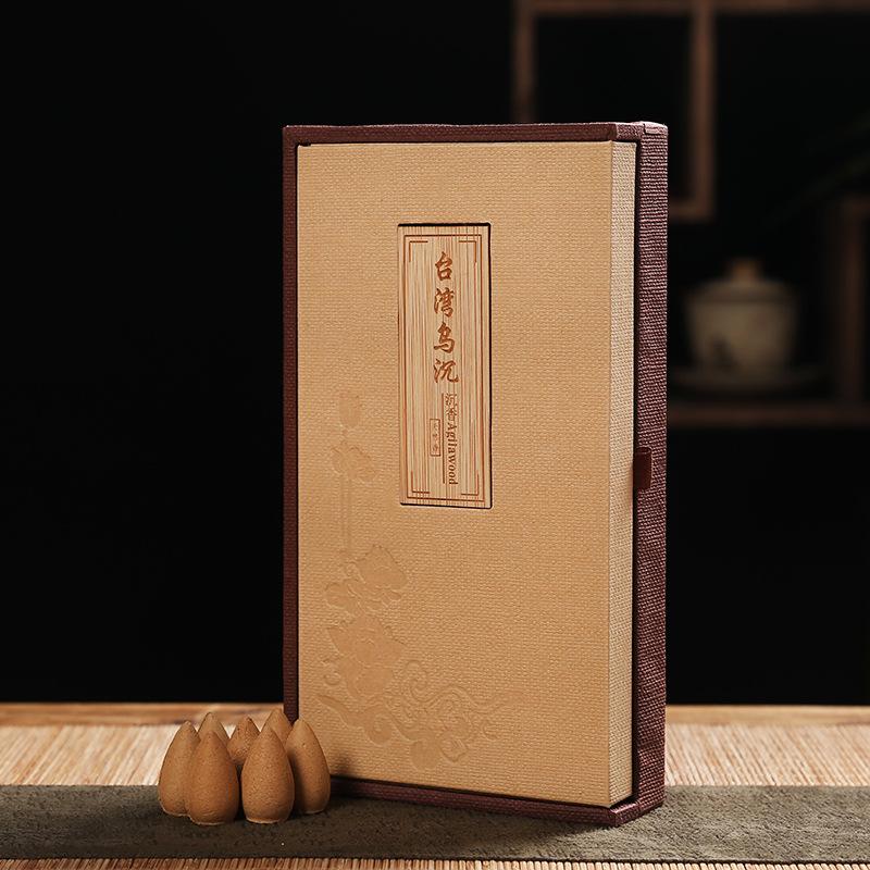 

Backflow Incense Old Mountain Sandalwood and Agarwood Tearoom Livingroom Purify The Air Temple Worship of Buddha Cone Incense Taiwan Wuchen