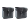 1Pair Motorcycle Saddlebags Waterproof Wear Resistant PU Leather Side Tool Bag for Motorbike