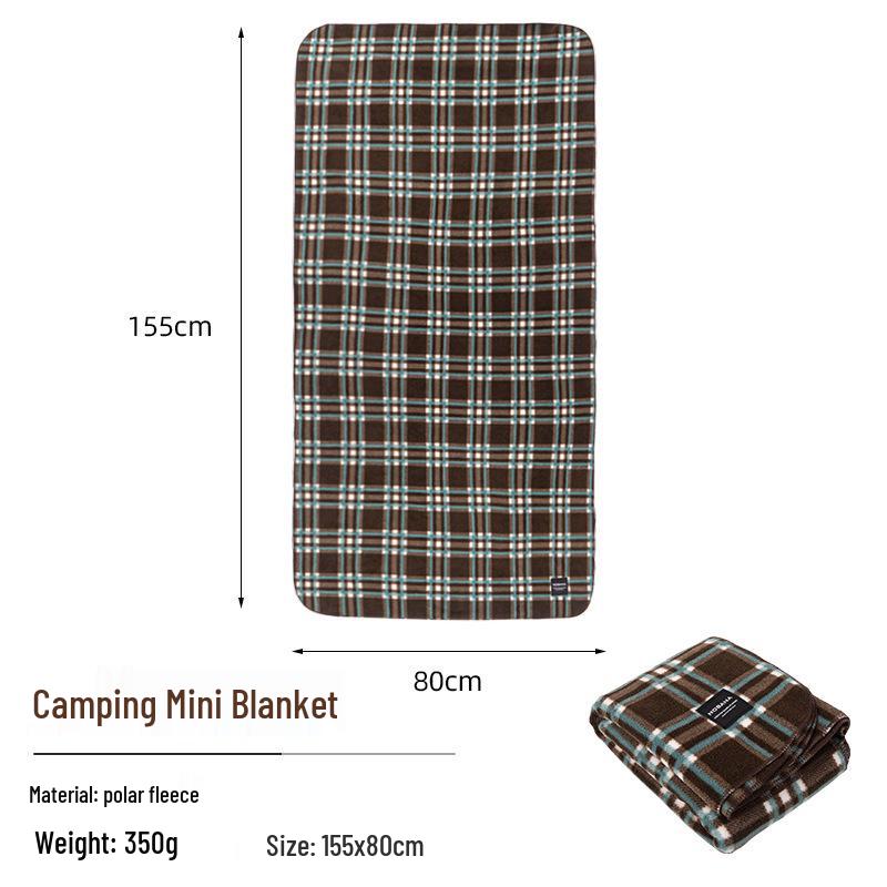 Portable Outdoor Fleece Blanket: Mini Picnic, Camping, Spring Outing, Cool Summer Quilt, Knee Blanket