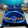 Duvet Cover Sonic Hedgehog Cartoon Bedding Set Comforter Cover with 2 Pillocase Bedroom Dormitory Best Gifts