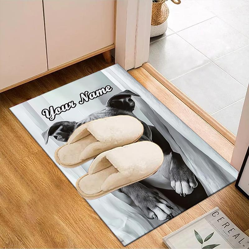 1PC Custom Name "Bold Beautiful: Name" Theme Floor Mat Ideal for Living Room, Game Rooms, Office, Bedroom Floor Mat Playful Design