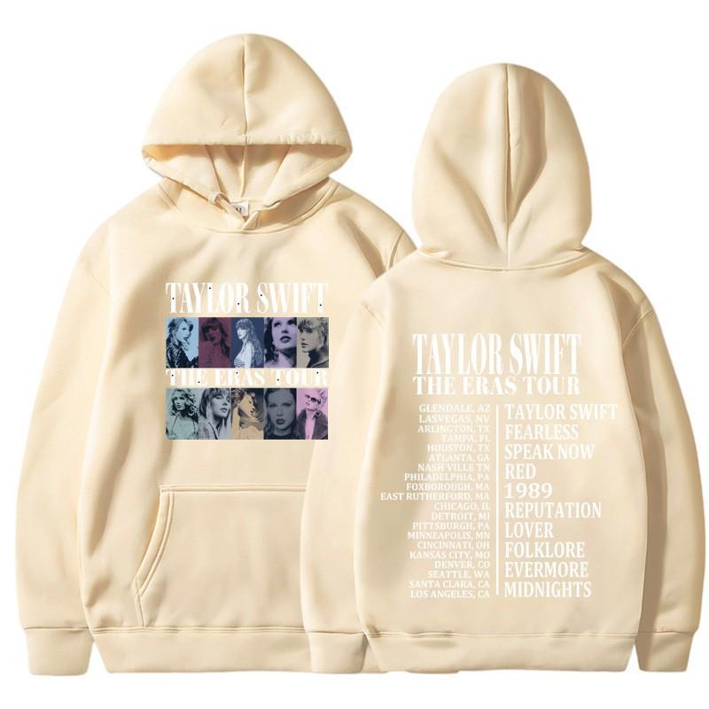 Unisex Oversized Hooded Sweatshirt Winter Casual Wear Printed Design Thick Fleece Lined Long Sleeve Loose Fit