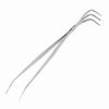 Bonsai Tweezers Stainless Steel Root Rake, 2 in 1 Multifunctional Tool, Ergonomic Handle for Easy Use