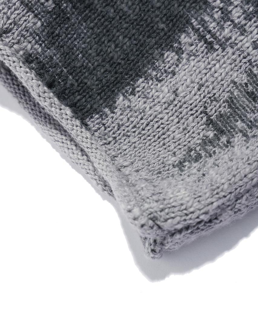 CRITIC Vintage Wormhole Long Sleeve Knit Gray