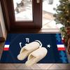 France Soccer Club Emblem  Printed Area Rug for Office, Chair Rug, Decorative Carpet Floor Mat, Large Size Fan Gifts Christmas Gifts