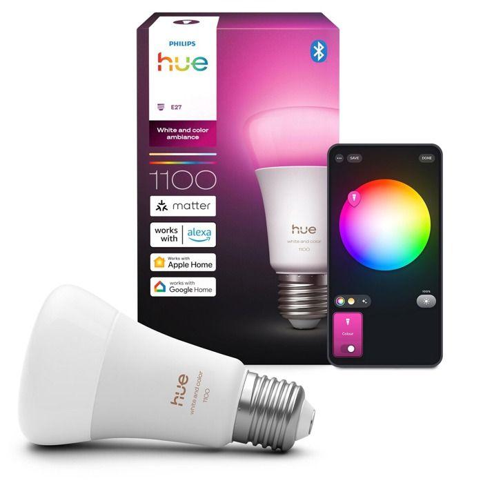Ampoules connectées Philips Hue HueWCA 10.5W A60 E27