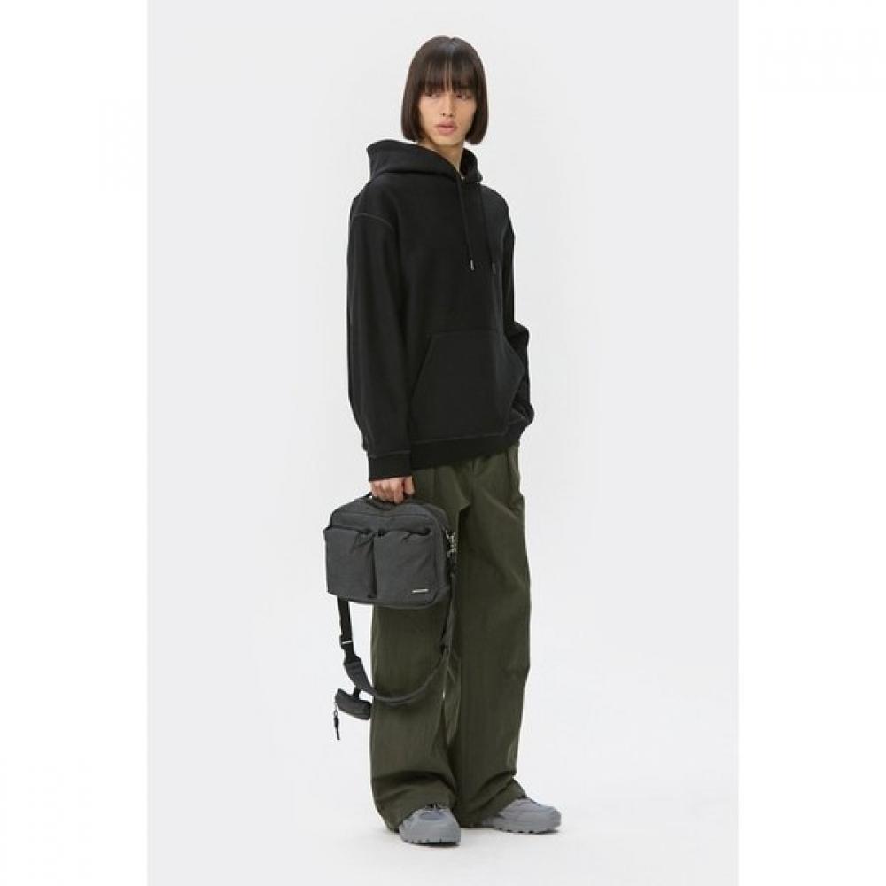 Customellow Black Stitch Hoodie Black Cwtaw25633bkx