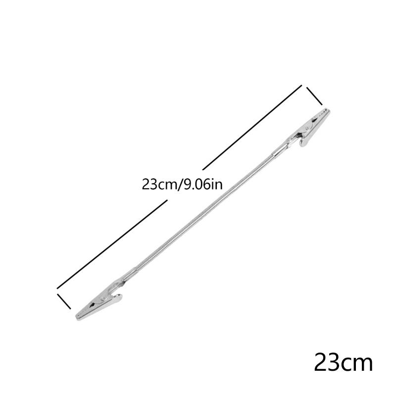 Портативный зажим для москитной спирали Двусторонний зажим-крокодил Москитная спираль Сверхдлинная металлическая резьба Держатель-зажим для спирали Нержавеющая сталь