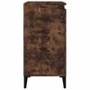 Nightstands (2 pcs) Smoked Oak 40 x 35 x 70 cm engineered wood