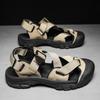 Summer Fashion Sandal Men Large Size 46 Outdoor Men's Hiking Sandals Athletic Sports Beach Shoes for Men Closed Toe Slippers