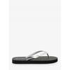 Michael Kors Mk Logo Flip Flops 49s4Mkfa1b1 Black