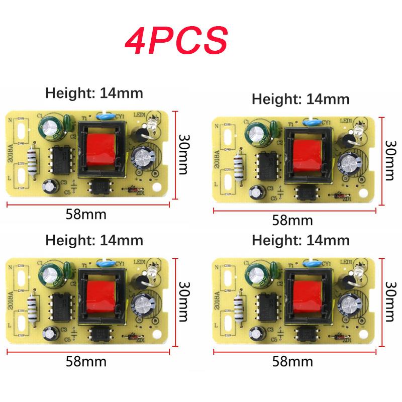 Hot Sale 1pc/2pcs/4pcs 5V 2A Adapter Switching Power Supply Module AC 220V To DC 5V Step-Down Power Supply Board