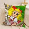 Anime C-Candy Candy Cushion Cover Silky Short Plush Double-Sided Printed Pillow Case For Sofa All Seasons Home Decor Gift