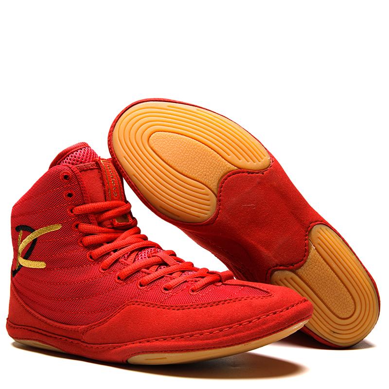 Vysoké Pánské Boxerské Boty Prodyšné Bojové Zápasnické Boty Dámské Protiskluzové Sanda Tenisky Síťované Boxerské Tréninkové Boty