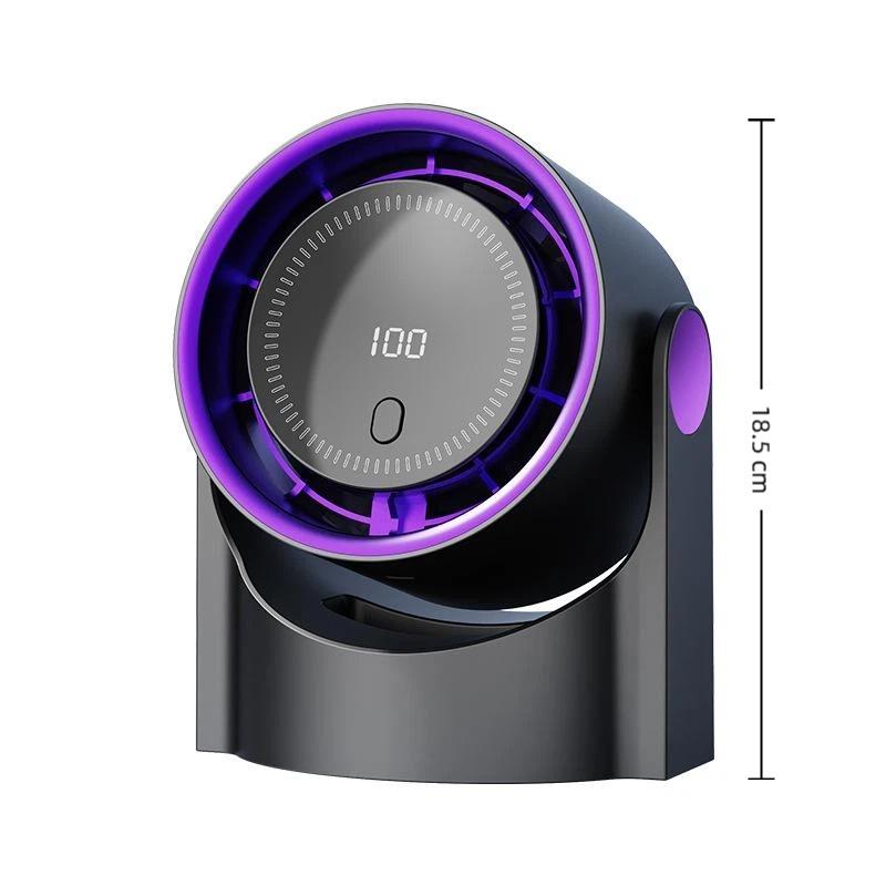 Desktop Electric Fan Air Circulator Wireless Portable Low Noise 3 Wind Speed USB Fan for Home Dorm Small Room