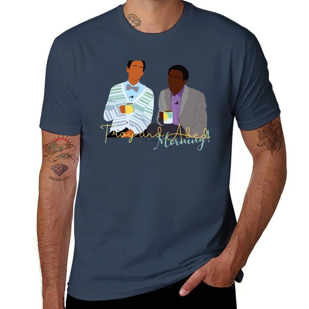 Troy And Abed In The Morning Tshirt Sports Basic Short Sleeve Tshirt