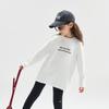 Girls' Letter Print Long Sleeve Warm T-Shirt
