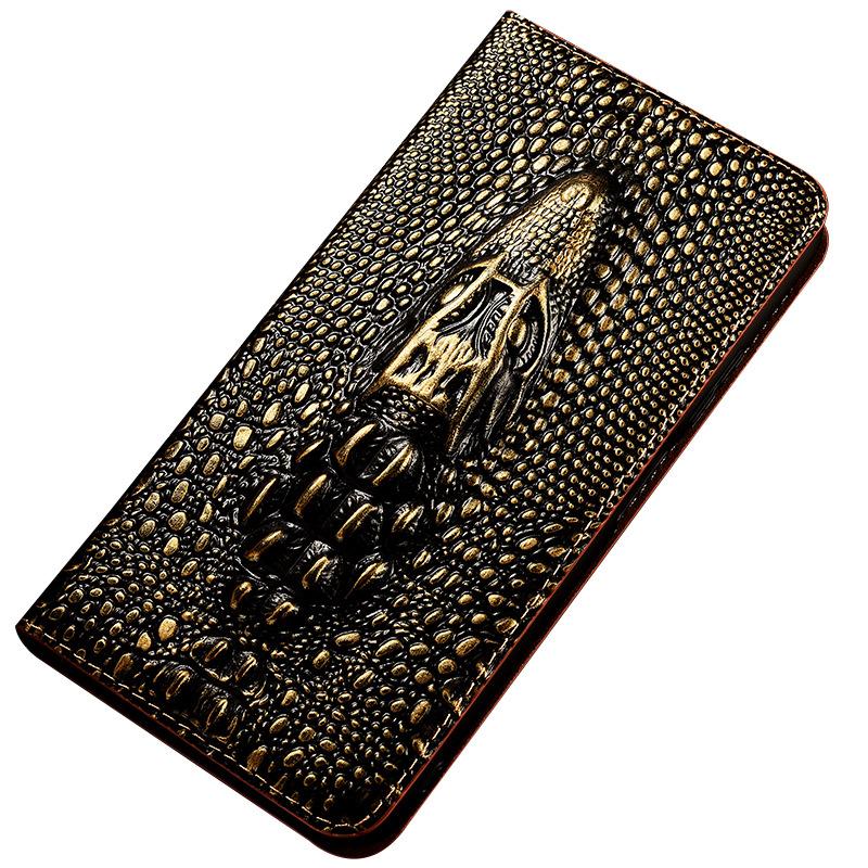 Klapphülle aus echtem Leder für Samsung Galaxy S24/S24+/S23/S23+ - sturzsicheres Design.