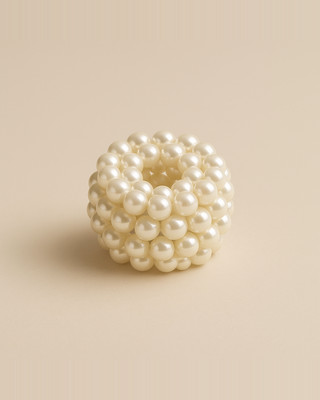 Modische Perlen-Haargummis, schöne elastische Perlen-Haarbänder, handgefertigte Kopfbedeckungen, Haar-Accessoires für Frauen