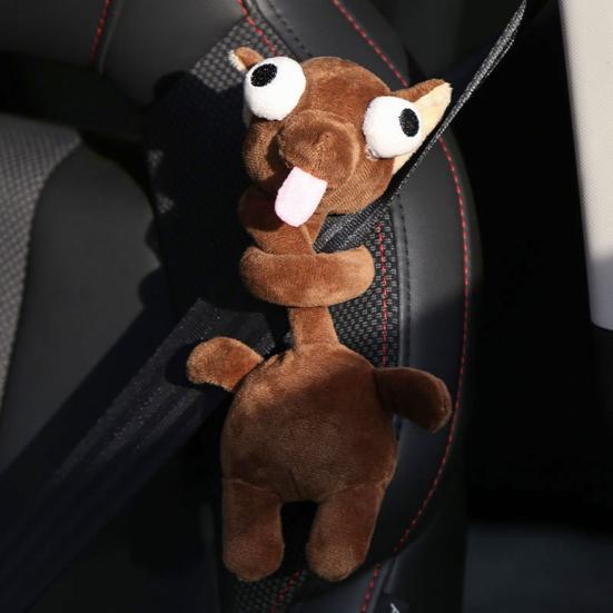 Long Neck Animal Plush Keychain Cute Monkey Tiger Chick Doll for Bags Backpacks Cute Big-Eye Design Funny Stress Relief Toy Birthday Gift for Kids
