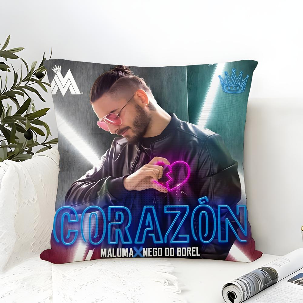 Pretty Boy Music Singer M-Maluma 3 Pillow Case Linen Pillow Case Sofa Home Decor Cushion Cover Cushion Cove